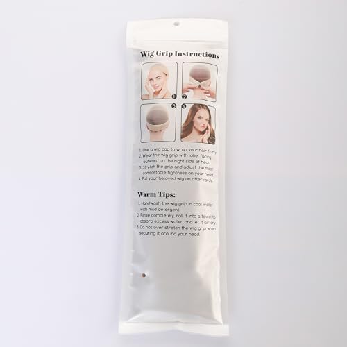 Dreamlover Wig Grip Band, Velvet Wig Grip, Brown, 2 Pieces