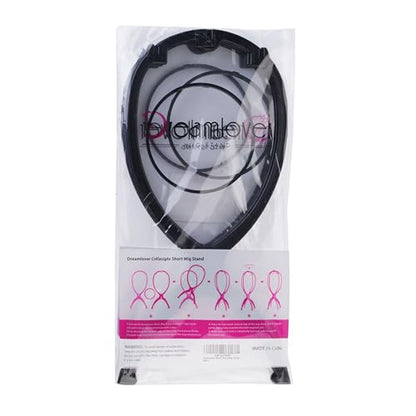 Dreamlover Wig Stand, Wig Head Stand, Wig Holder for Multiple Wigs, Black, 3 Pack