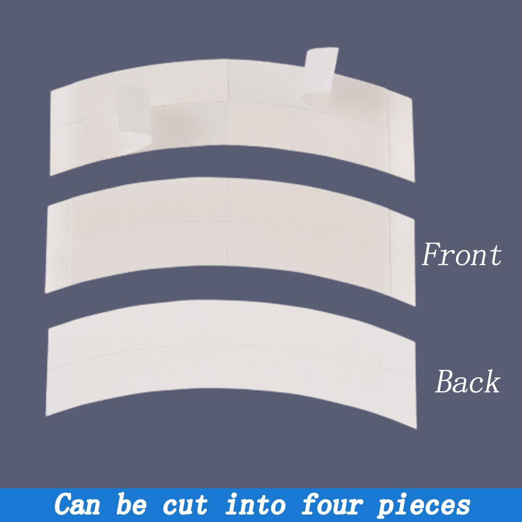 Lace Front Wig Tape - 36 Pieces, Water-Proof Strong Adhesive Double Sided Lace Wigs Tape (White Color (1/4))