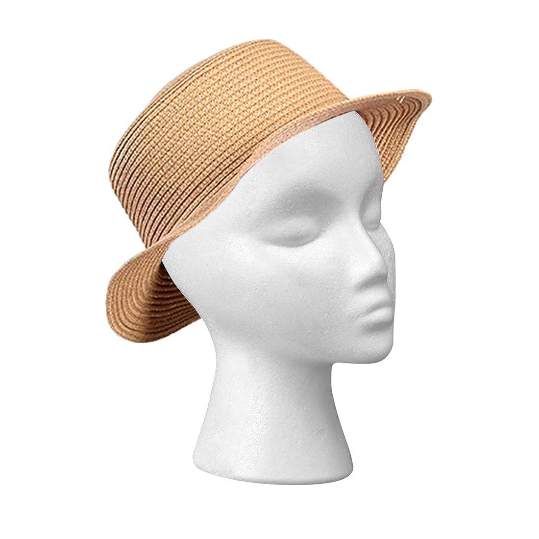 11" 3 Pcs Wig Head - Tall Female Foam Mannequin Wig Stand and Holder for Style, Model And Display Hair, Hats and Hairpieces, Mask - for Home, Salon and Travel（3 Pieces）