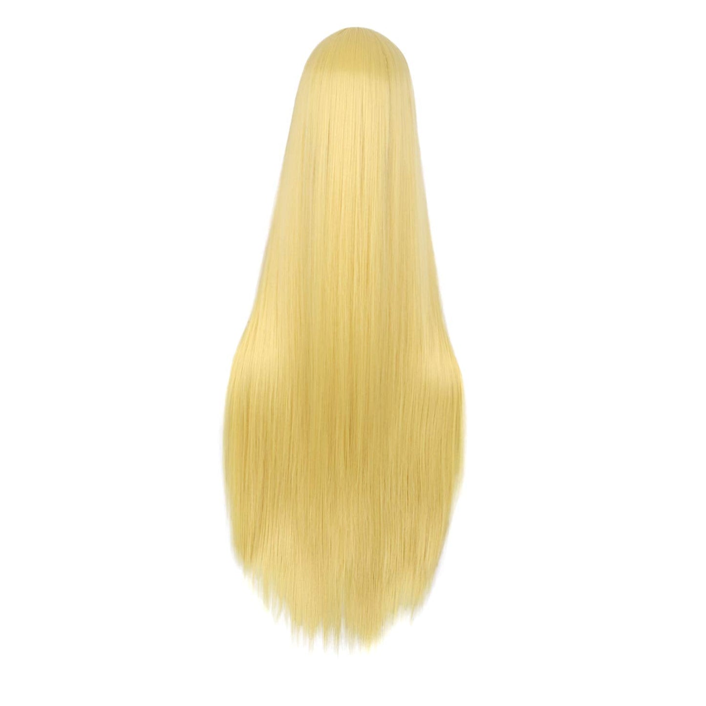 MapofBeauty 40 Inch/100cm Fashion Straight Long Costume Anime Cosplay Wig (Blonde)