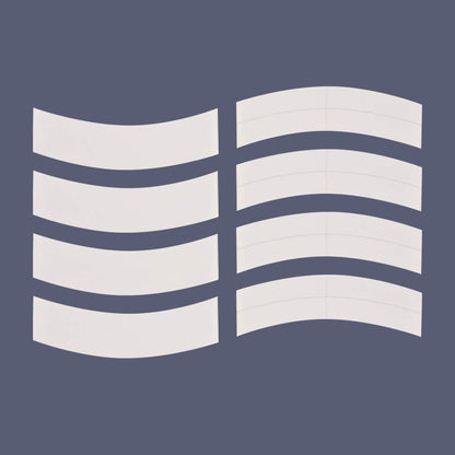 Lace Front Wig Tape - 36 Pieces, Water-Proof Strong Adhesive Double Sided Lace Wigs Tape (White Color (1/4))