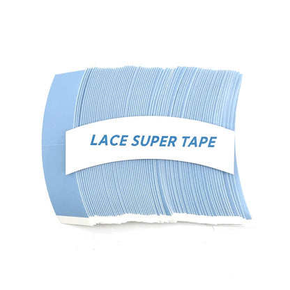 Eumos 80pcs Wig Tape for Lace Wigs Lace Front Tape Double Sided Waterproof Wig Adhesive Tape Strong Hold Clear Lace Tape for Wig Toupee Hairpiece (Blue)