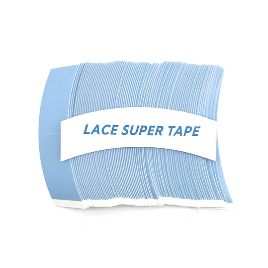 Eumos 80pcs Wig Tape for Lace Wigs Lace Front Tape Double Sided Waterproof Wig Adhesive Tape Strong Hold Clear Lace Tape for Wig Toupee Hairpiece (Blue)