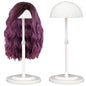 Wig Stand 1PC Adjustable Height White Plastic Wig Head Stand Portable Wig Holder Stands Non-Slip Wig Head Holders Sturdy for Multiple Wigs and Hats Styling Drying Display