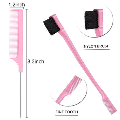 Iraatraa Elastic Bands For Wig 5 Piece Set, Latex And Nylon Lace Front Hairband, Melting Band For Keeping Wigs In Place, Suitable for Women, Great Value, Black and White Colors