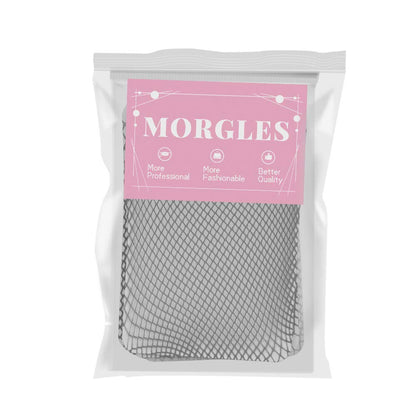 MORGLES 6PCS Wig Cap Non Slip, Black Mesh Net Wig Caps for Women Men, Kids, Weaving Hair Net Close End Fishnet