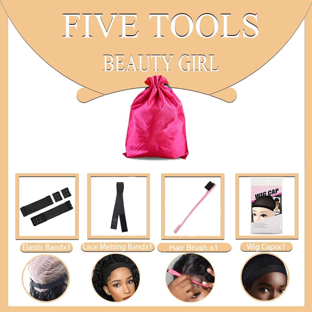 SFD 26 Inch Ombre Lace Front Wig Human Hair 220% Density 13x6 lace front wigs human hair Body Wave 4/27 Blonde Brown Highlight Wig Pre Plucked for Women (honey blonde Piano Colored)