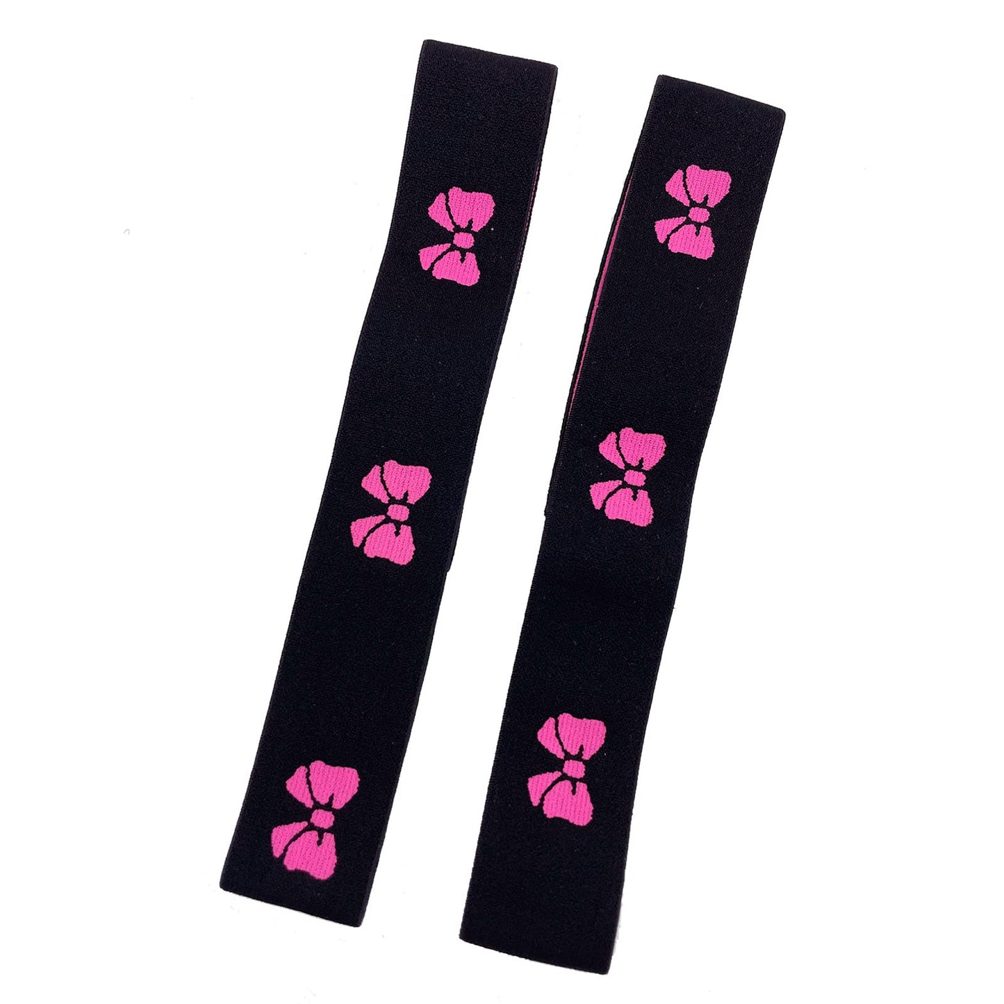 Atimiaza 2 Pcs Elastic Bands for Wig, Lace Melting Bow Tie Band, Edge Wrap to Lay Edges (Pack of 2)