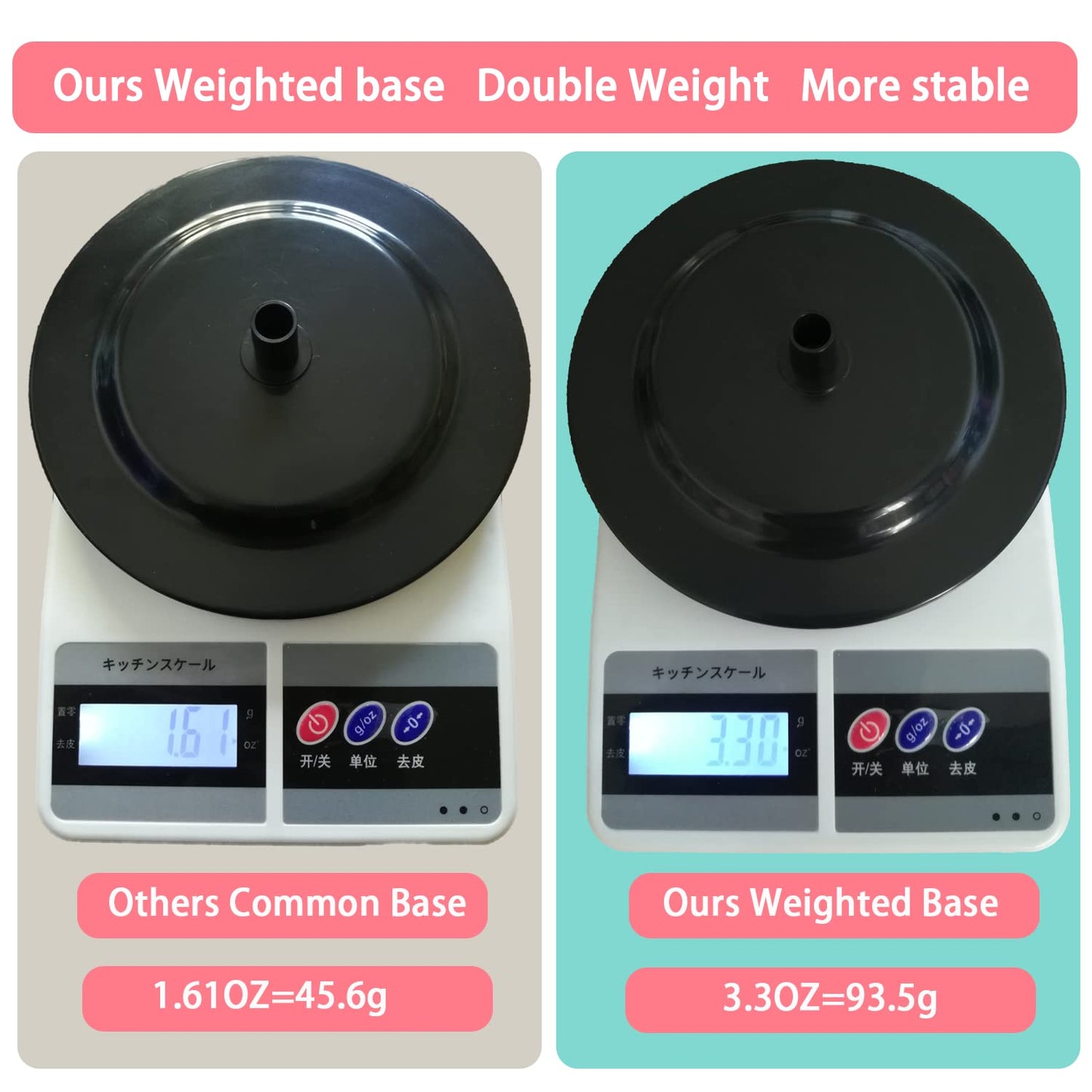 Wig Stand 1PC Adjustable Height Black Plastic Wig Head Stand Portable Wig Holder Stands Non-Slip Wig Head Holders Sturdy for Multiple Wigs and Hats Styling Drying Display