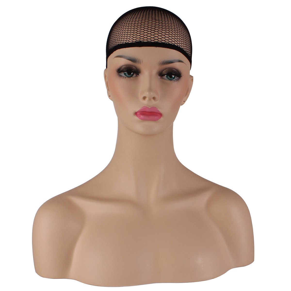 Akstore 28 inch Fashion Wigs Long Wavy Curly Hair Cosplay Wig (Blue)