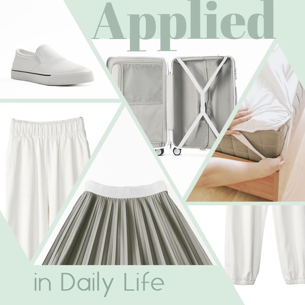 Dreamlover White Elastic Spool, 1 Inch x 6 Yards