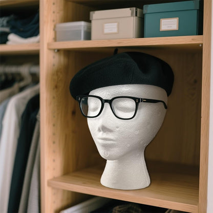 11" 3 Pcs Wig Head - Tall Female Foam Mannequin Wig Stand and Holder for Style, Model And Display Hair, Hats and Hairpieces, Mask - for Home, Salon and Travel（3 Pieces）