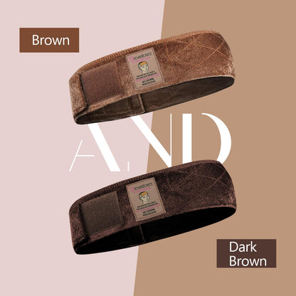 Dreamlover Wig Grip Bands, Dark Brown, 2 PCS