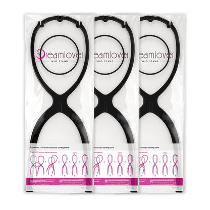 Dreamlover Wig Stand, Tall Wig Stand Long, 3 Pack