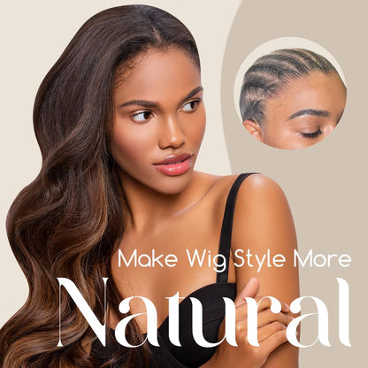 Dreamlover HD Wig Cap for Women, Transparent Cap for Lace Front Wig, Beige, 12 Pieces