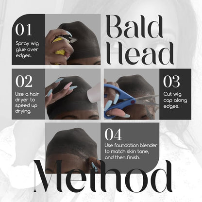 Dreamlover HD Wig Cap for Lace Front Wig, Black Wig Cap for Women, Bald Cap for Woman, Transparent HD Cap for Wigs, HD Stocking Cap for Wigs, 12 Pieces