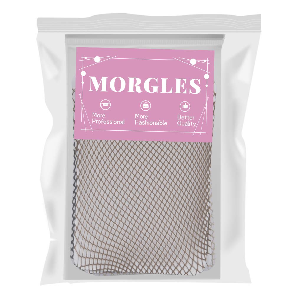 MORGLES Mesh Wig Cap for Women Men, Kids, 6PCS Hair Net for Wig Closed End, Brown, Beige, Black