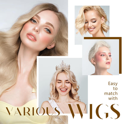 Dreamlover Wig Grip Band for Women, Nude, 2 Pieces