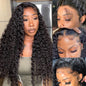 bangjazz 180% Density HD Lace Front Wigs Human Hair Deep Wave Wig 13x4 Lace Frontal Wigs Human Hair 22 Inch Curly Wigs for Black Women Pre Plucked with Baby Hair Natural Hairline Natural Color