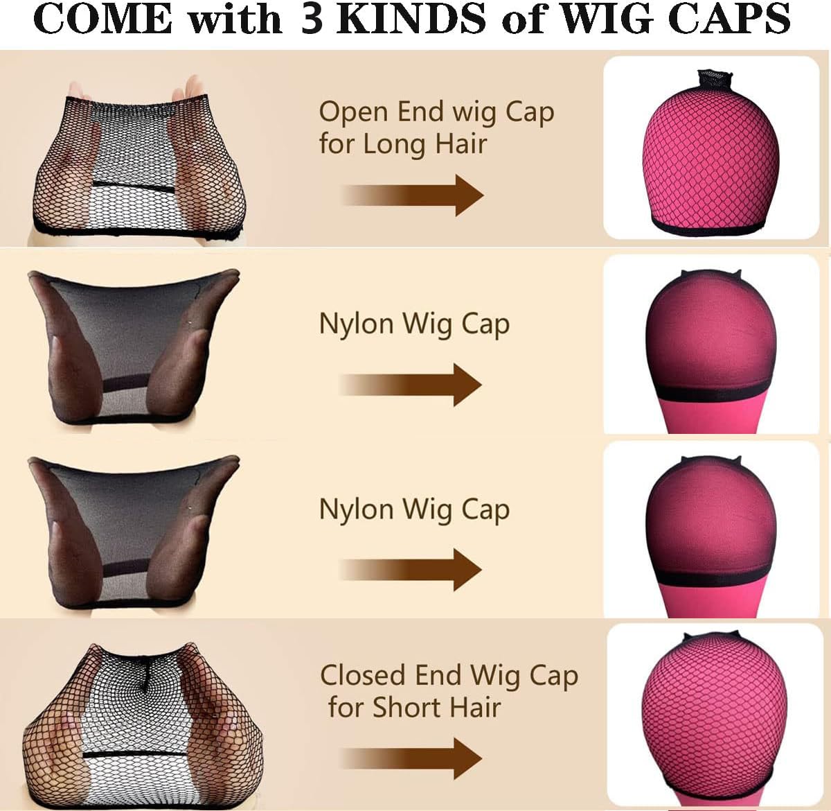 SZCY LLC 23 Inch Canvas Block Mannequin Head for Wigs Making Display with Wig Caps, T Pins, C Bristle Brush