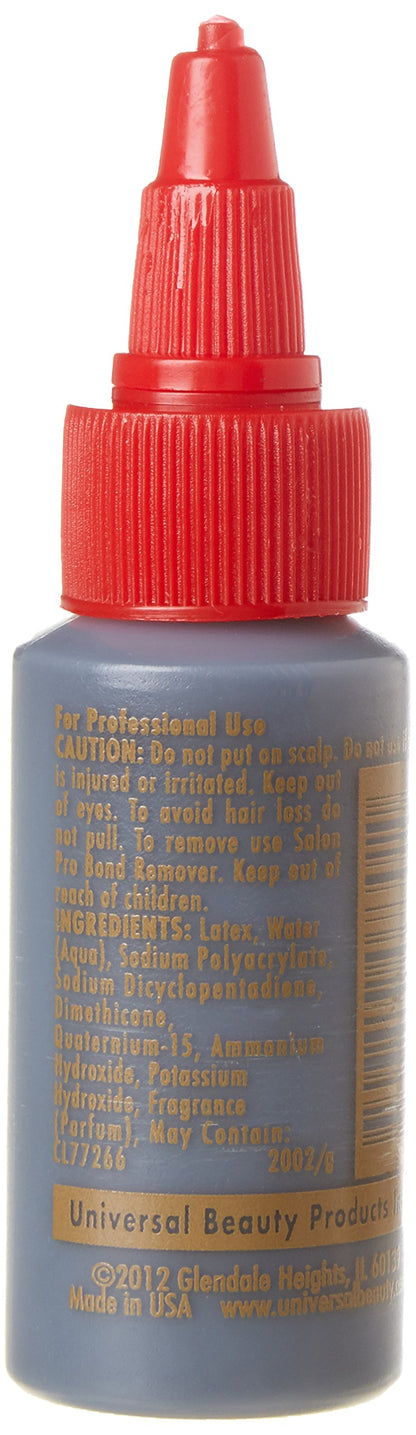 Salonpro Salon Pro Hair Extension Bonding Glue Black 1 Oz