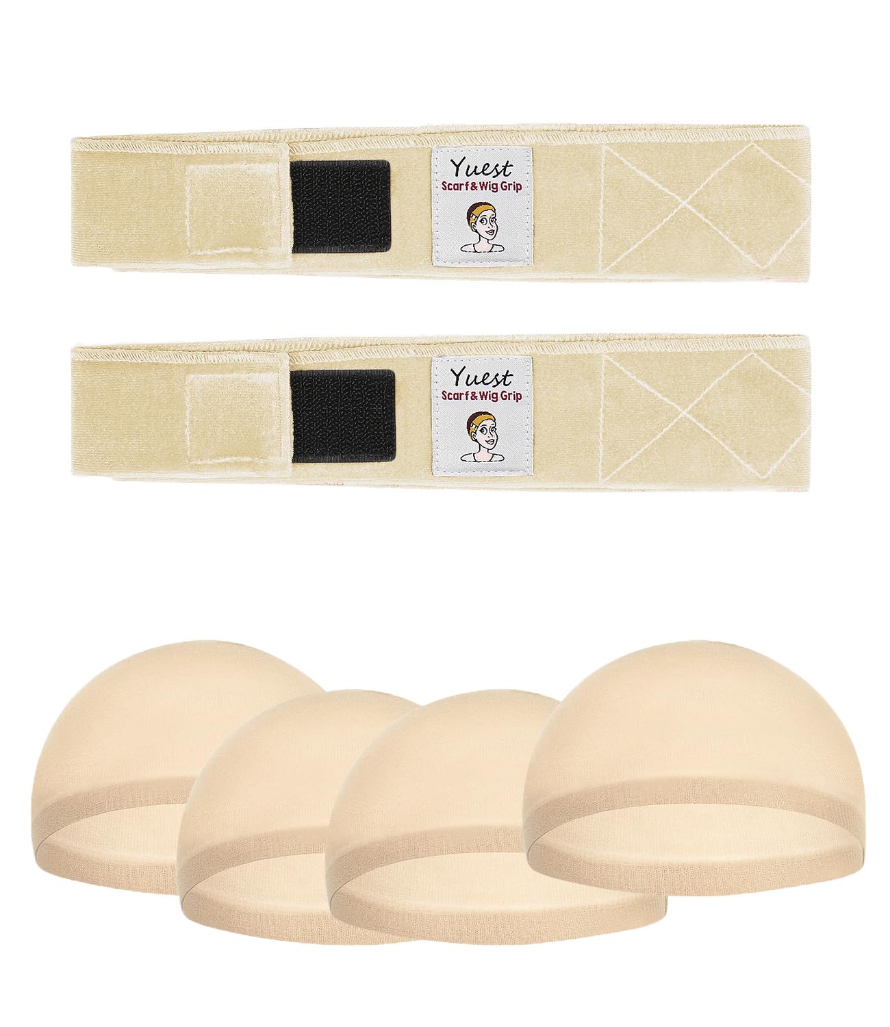 Yuest Wig Grip Wig Grip Band for Lace Front Wig Headband Keeping Wigs in Place Wig Head Band Strap to Secure Wig Gripper