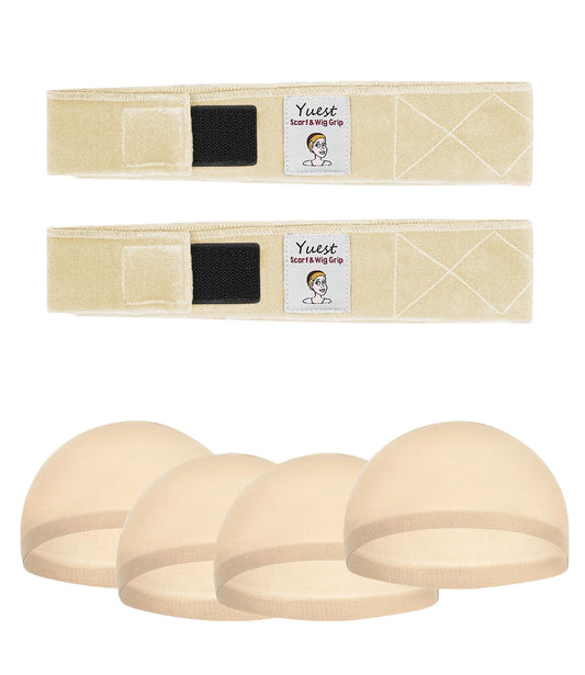 Yuest Wig Grip Wig Grip Band for Lace Front Wig Headband Keeping Wigs in Place Wig Head Band Strap to Secure Wig Gripper