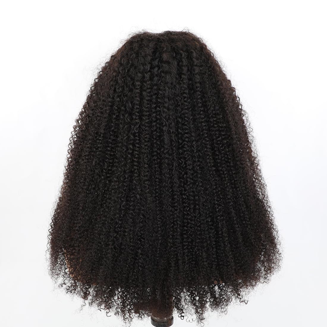 ISEE Wear and Go Glueless Wig Afro Kinky Curly Lace Front Wigs Human Hair 7x5 HD Lace Afro Curly Wigs for Women Lace Pre Cut Glueless Wigs Human Hair Pre Plucked 20 Inch