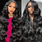 KXBKXB 34 Inch Body Wave Lace Front Wigs Human Hair 220% Density Frontal Wigs Human Hair Wigs for Black Women 13x6 HD Lace Front Wigs Human Hair Pre Plucked Glueless Body Wave Wig