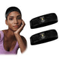 Dreamlover Wig Grip Band, Headband for Keeping Wigs in Place, Black, 2 Pieces