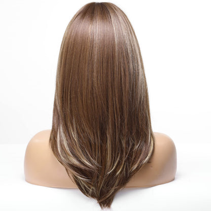 HAIRCUBE Layered Wigs for Women Synthetic Wig