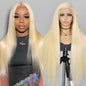 Alididi 613 13x6 Lace Front Wig Human Hair 200 Density Blonde Wig Human Hair 613 Lace Front Wigs Human Hair Straight Lace Frontal Wig 24Inch 613 Blonde Wig