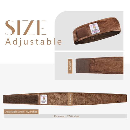 Deamlover Edge Saver Wig Headband, Brown Wig Grip Headband, 1 Piece