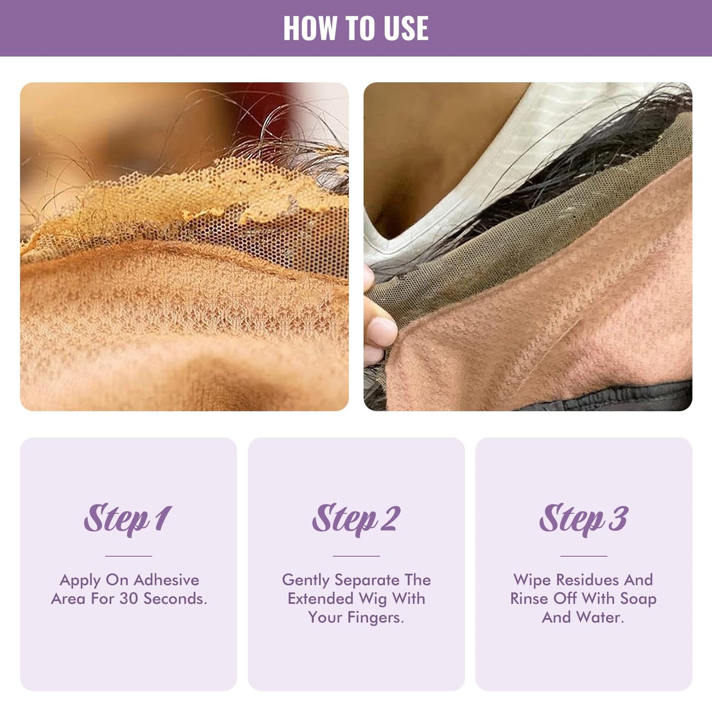 Dolahair Lace Glue Remover for Lace Wigs, Tape in Hair Extensions