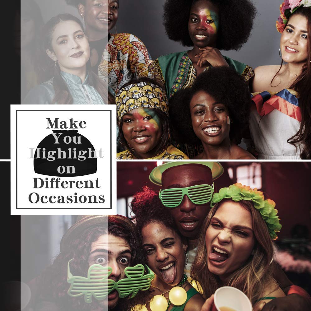 Dreamlover Black Stocking Wig Cap for Black Women, 12 Pieces