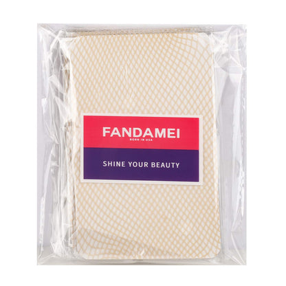 FANDAMEI Wig Cap, 4PCS Light Brown Mesh Wig Cap Net, Closed End Hair Mesh Net Wig Caps, Liner Weaving Caps for Women, Men, Kids