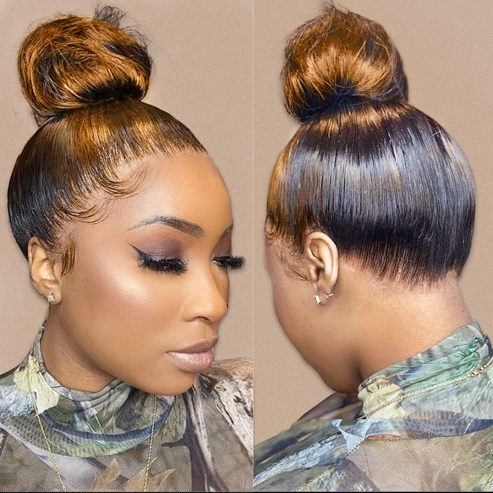 200% Density Full 360 Lace Front Wigs Human Hair For Women Ombre Lace Front Wig Human Hair Glueless Wigs Human Hair With Baby Body WaveLace Front Wigs Human HairBrazilian Virgin HumanHair 26 Inch