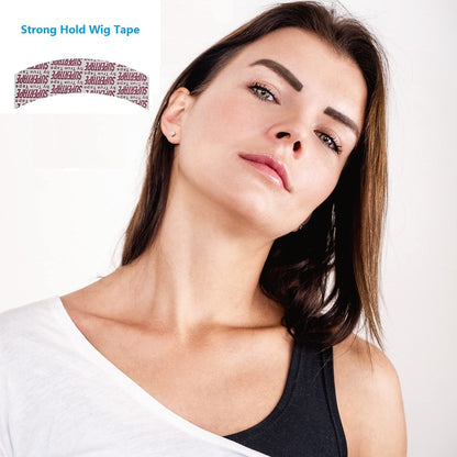 AYIBO Lace Front Wig Tape Double Sided Strong Hold Clear Lace Tape Waterproof - 36pcs