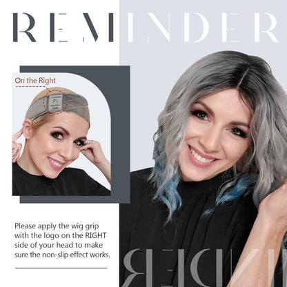 Dreamlover Wig Grip Band, Velvet Wig Grip, Brown, 2 Pieces