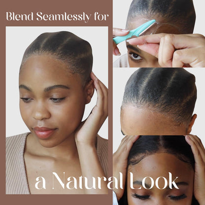 Dreamlover HD Wig Cap for Women, HD Caps for Wig, Bald Cap for Woman, Stocking Caps for Wigs, Transparent Wig Cap for Lace Front Wig, Dark Brown, 12 Pieces