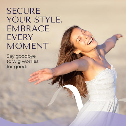 48pcs Wig Tape Double Sided Ultra Hold - Lace Front Tape for Wigs, Toupee Tapes Double Sided, Hair Tapes for Wigs, Strong Adhesive Hold & Waterproof, Wig Glue Strips