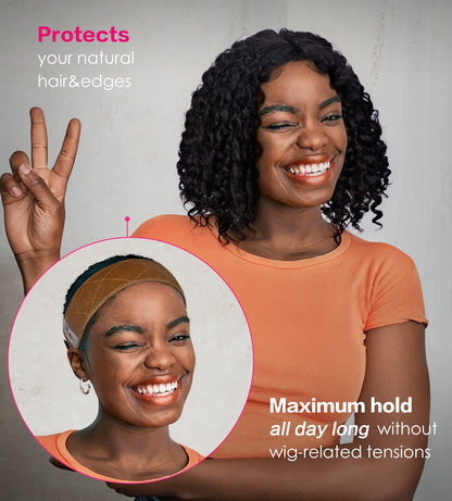 YUEST Wig Grip: No-Slip No Rub Grip Gripper Bands for Lace Front Wigs