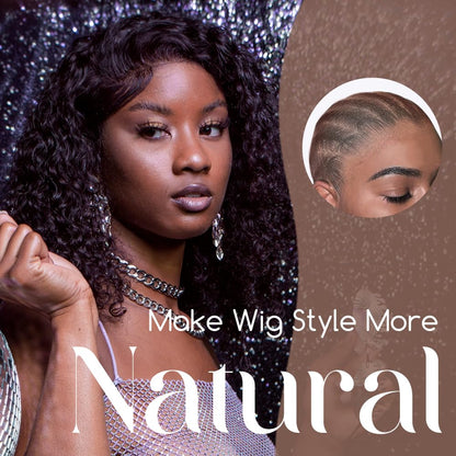 Dreamlover HD Wig Cap for Women, HD Caps for Wig, Bald Cap for Woman, Stocking Caps for Wigs, Transparent Wig Cap for Lace Front Wig, Dark Brown, 12 Pieces