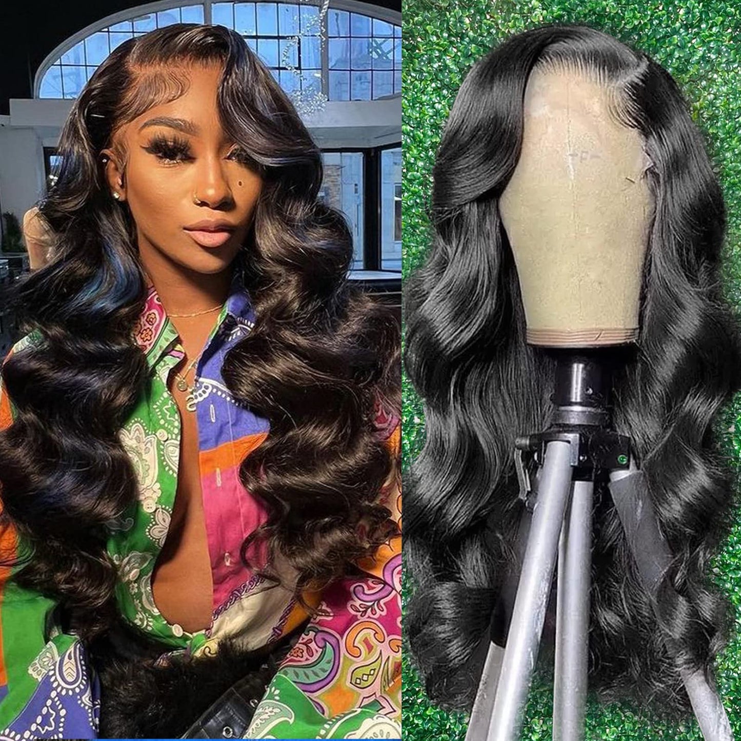 Frontal Wigs Human Hair Wigs for Black Women HD Body Wave Lace Front Wigs Human Hair 13x6 Lace Front Wigs Human Hair Pre Plucked 180 Density 10A Glueless Wigs Human Hair Pre Plucked cheap wigs 24 Inch