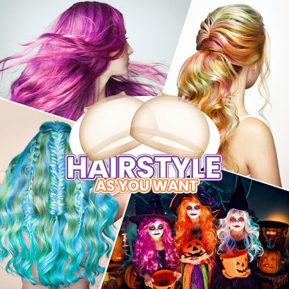 MORGLES HD Wig Cap for Women, 6Pcs Wig Caps Ultra thin Stretchy Nylon