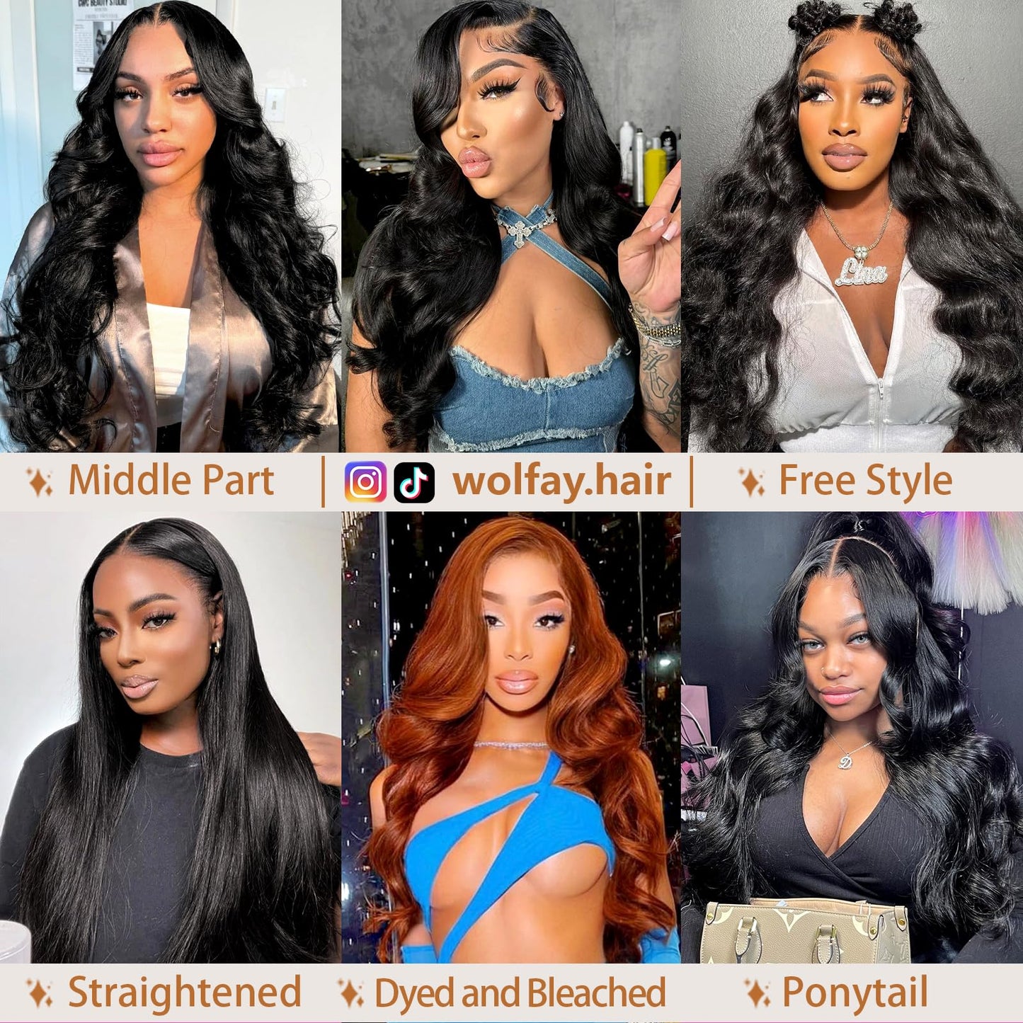 Wolfay 22 Inch 13x6 HD Lace Front Wigs Human Hair Body Wave 13x6 Transparent Frontal Wigs Human Hair Pre Plucked Natural Hairline 180% Density Glueless Wig for Women Daily Party Natural Black