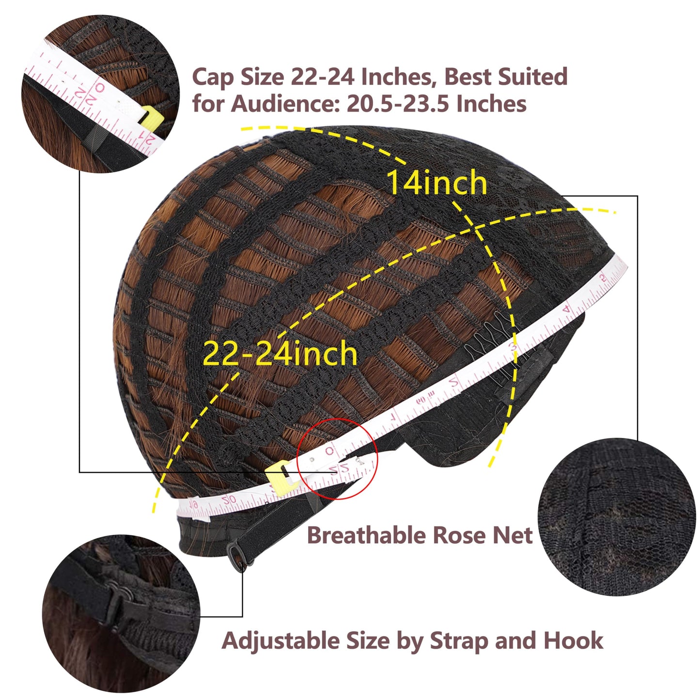 AISI HAIR Curly Bob Wig with Bangs Ombre Blonde Color Short Wavy Wigs for Women Bob Style Synthetic Heat Resistant Bob Wigs