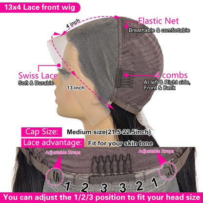 Qangelabeauty 14 inch Short Bob Wigs 13x4 Frontal Bob Transparent Lace Front Wigs Human Hair Pre Plucked Brazilian Virgin Hair Wigs for Black Women Natural Black