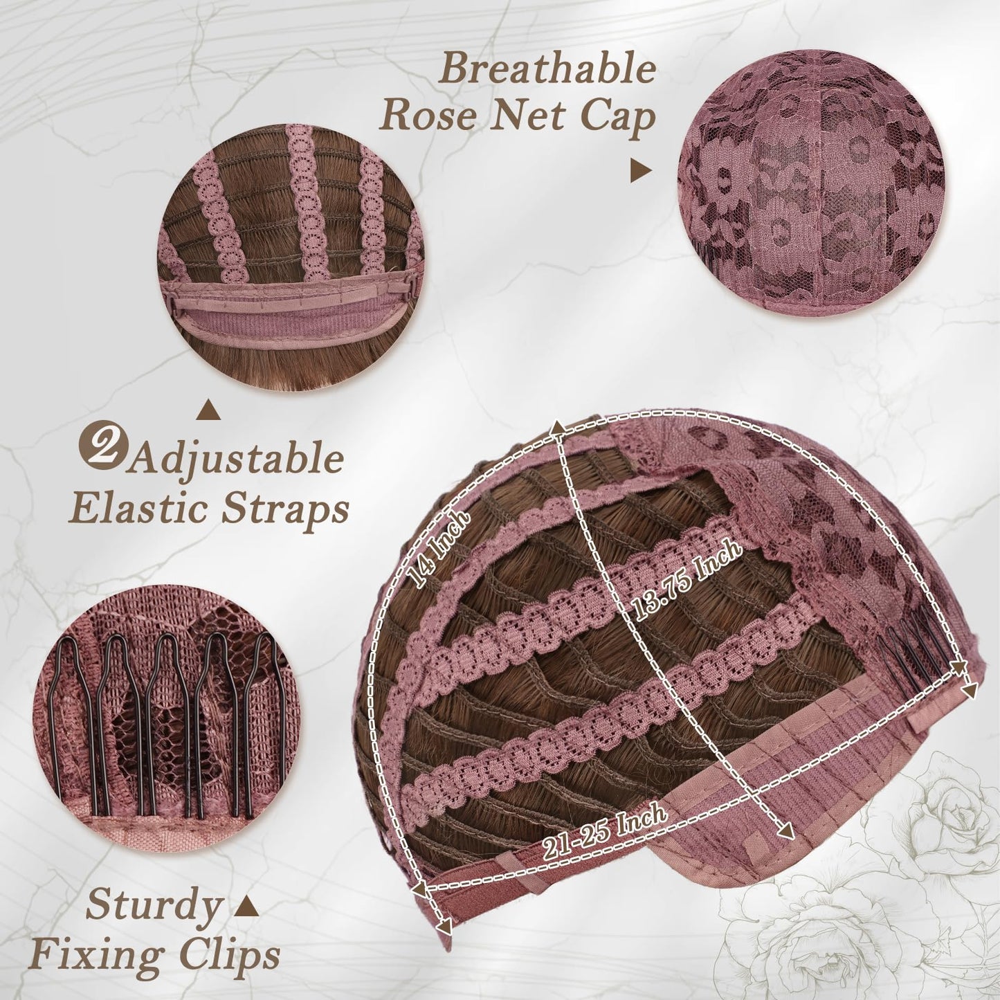 BARSDAR Short Brown Bob Wig With Bangs - Short Brown Bob with Bangs Wig for Women - 12 Inch Natural Looking Soft Synthetic Hair Replacement Wigs Velma Kelly Costume Dora Wigs Daily Party Halloween